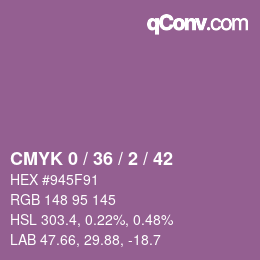 Código de color: CMYK 0 / 36 / 2 / 42 | qconv.com