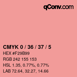 Color code: CMYK 0 / 36 / 37 / 5 | qconv.com