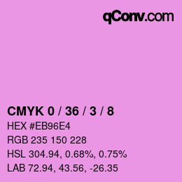 Color code: CMYK 0 / 36 / 3 / 8 | qconv.com