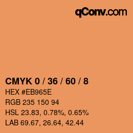 Color code: CMYK 0 / 36 / 60 / 8 | qconv.com