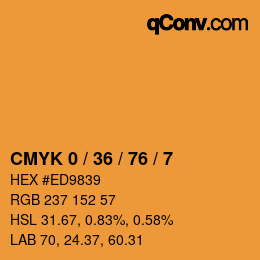 Color code: CMYK 0 / 36 / 76 / 7 | qconv.com