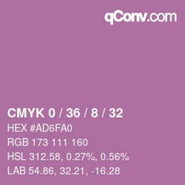 Color code: CMYK 0 / 36 / 8 / 32 | qconv.com