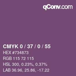 カラーコード: CMYK 0 / 37 / 0 / 55 | qconv.com