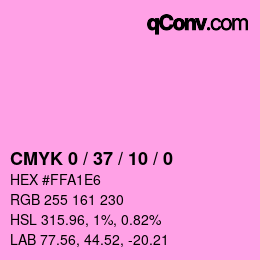 颜色代码: CMYK 0 / 37 / 10 / 0 | qconv.com