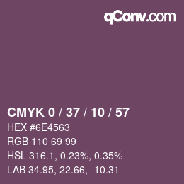 颜色代码: CMYK 0 / 37 / 10 / 57 | qconv.com