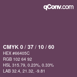 颜色代码: CMYK 0 / 37 / 10 / 60 | qconv.com