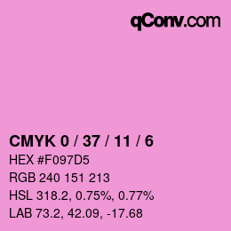 カラーコード: CMYK 0 / 37 / 11 / 6 | qconv.com