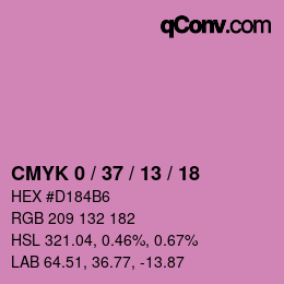 Color code: CMYK 0 / 37 / 13 / 18 | qconv.com