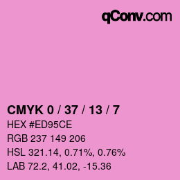 颜色代码: CMYK 0 / 37 / 13 / 7 | qconv.com