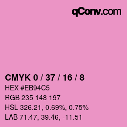 Color code: CMYK 0 / 37 / 16 / 8 | qconv.com