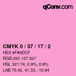 Color code: CMYK 0 / 37 / 17 / 2 | qconv.com