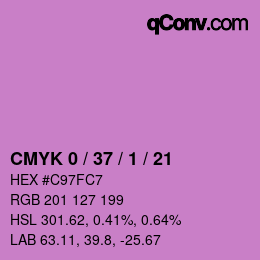 Color code: CMYK 0 / 37 / 1 / 21 | qconv.com