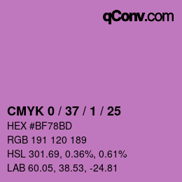 Color code: CMYK 0 / 37 / 1 / 25 | qconv.com