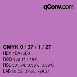 颜色代码: CMYK 0 / 37 / 1 / 27 | qconv.com