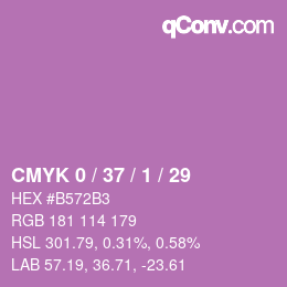 Color code: CMYK 0 / 37 / 1 / 29 | qconv.com
