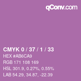 カラーコード: CMYK 0 / 37 / 1 / 33 | qconv.com
