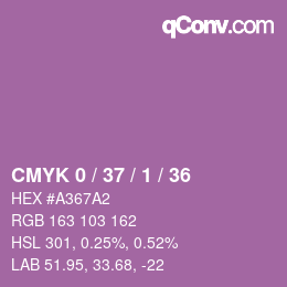 Color code: CMYK 0 / 37 / 1 / 36 | qconv.com