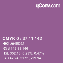 Color code: CMYK 0 / 37 / 1 / 42 | qconv.com