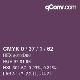 カラーコード: CMYK 0 / 37 / 1 / 62 | qconv.com