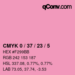 Color code: CMYK 0 / 37 / 23 / 5 | qconv.com