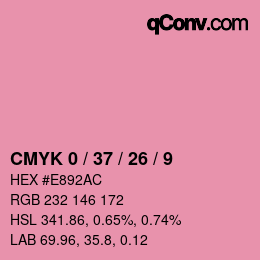 Color code: CMYK 0 / 37 / 26 / 9 | qconv.com