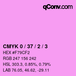 Color code: CMYK 0 / 37 / 2 / 3 | qconv.com