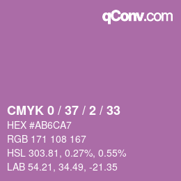 Color code: CMYK 0 / 37 / 2 / 33 | qconv.com