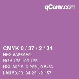 Color code: CMYK 0 / 37 / 2 / 34 | qconv.com