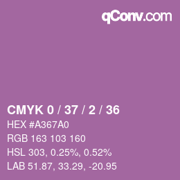 颜色代码: CMYK 0 / 37 / 2 / 36 | qconv.com