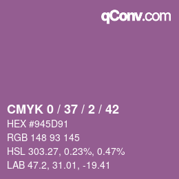 Farbcode: CMYK 0 / 37 / 2 / 42 | qconv.com