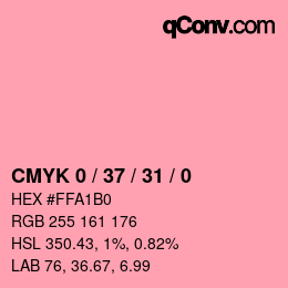 Color code: CMYK 0 / 37 / 31 / 0 | qconv.com