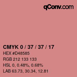 Color code: CMYK 0 / 37 / 37 / 17 | qconv.com