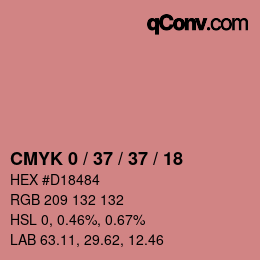 Color code: CMYK 0 / 37 / 37 / 18 | qconv.com