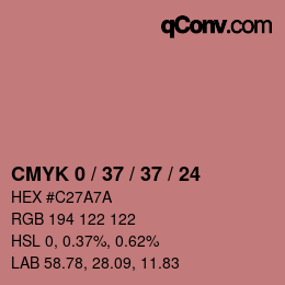 Color code: CMYK 0 / 37 / 37 / 24 | qconv.com