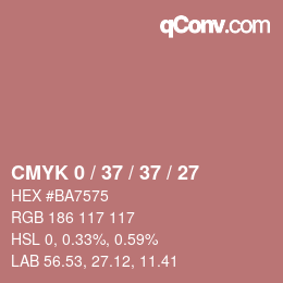 Color code: CMYK 0 / 37 / 37 / 27 | qconv.com