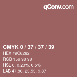 Color code: CMYK 0 / 37 / 37 / 39 | qconv.com