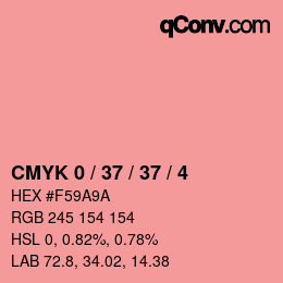 Color code: CMYK 0 / 37 / 37 / 4 | qconv.com