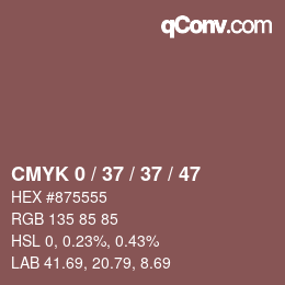 Color code: CMYK 0 / 37 / 37 / 47 | qconv.com