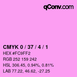 颜色代码: CMYK 0 / 37 / 4 / 1 | qconv.com