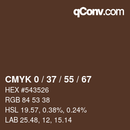 Color code: CMYK 0 / 37 / 55 / 67 | qconv.com