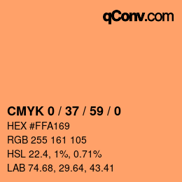 Color code: CMYK 0 / 37 / 59 / 0 | qconv.com