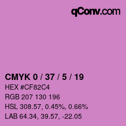 Color code: CMYK 0 / 37 / 5 / 19 | qconv.com
