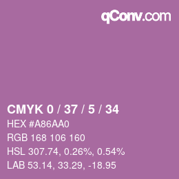 Color code: CMYK 0 / 37 / 5 / 34 | qconv.com