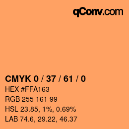 Color code: CMYK 0 / 37 / 61 / 0 | qconv.com