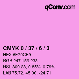 Color code: CMYK 0 / 37 / 6 / 3 | qconv.com