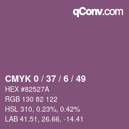 Color code: CMYK 0 / 37 / 6 / 49 | qconv.com