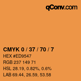 Color code: CMYK 0 / 37 / 70 / 7 | qconv.com