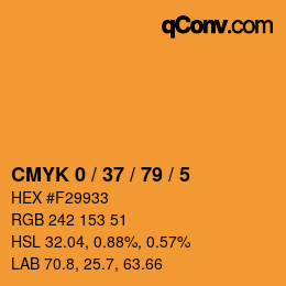 Color code: CMYK 0 / 37 / 79 / 5 | qconv.com