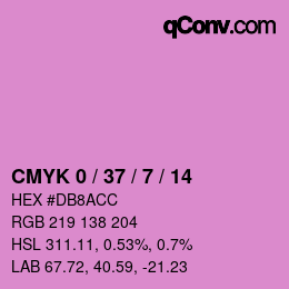 Color code: CMYK 0 / 37 / 7 / 14 | qconv.com