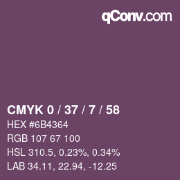 Código de color: CMYK 0 / 37 / 7 / 58 | qconv.com